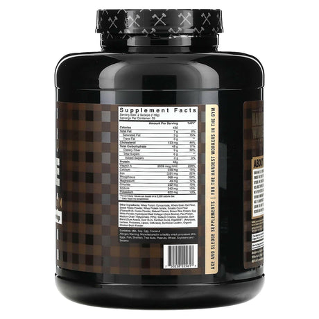 Axe & Sledge Supplements, Home Made, Meal Replacement, Double Chocolate Brownie, 104.05 oz (2,950 g) - Supply Center USA