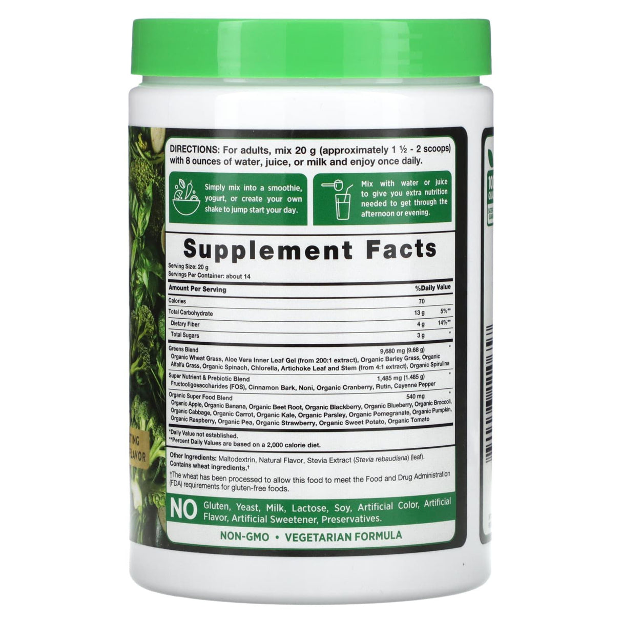 Nature's Truth, Daily Super Greens+, 9.88 oz (280 g) - Supply Center USA