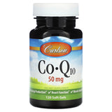 Carlson, CoQ10, 50 mg, 120 Softgels - Supply Center USA