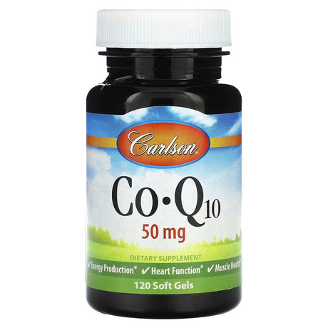 Carlson, CoQ10, 50 mg, 120 Softgels - Supply Center USA