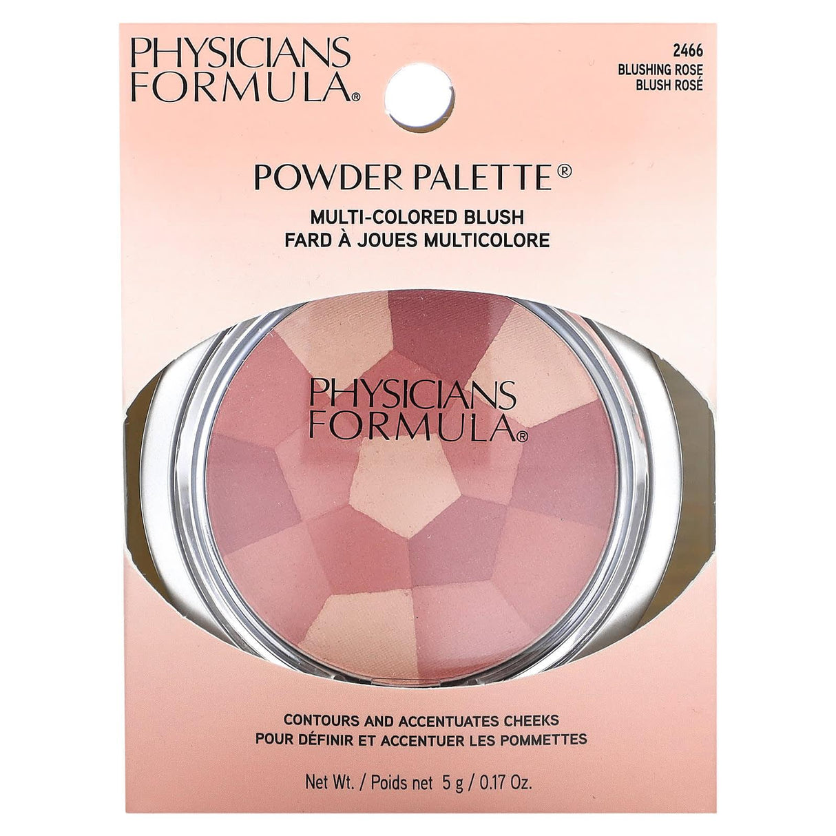 Physicians Formula, Powder Palette, Multi-Colored Blush, Blushing Rose, 0.17 oz (5 g) - Supply Center USA