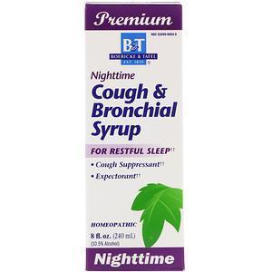 Boericke & Tafel, Cough & Bronchial Syrup, Nighttime , 8 fl oz (240 ml) - Supply Center USA