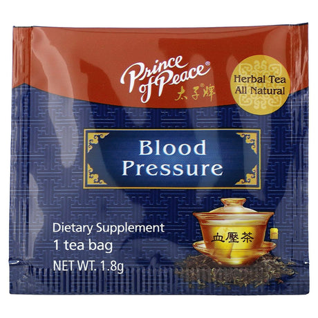 Prince of Peace, Herbal Tea, Blood Pressure, 18 Tea Bags, 1.14 oz (32.4 g) - Supply Center USA