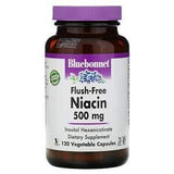 Bluebonnet Nutrition, Flush-Free Niacin, 500 mg, 120 Vegetable Capsules - Supply Center USA