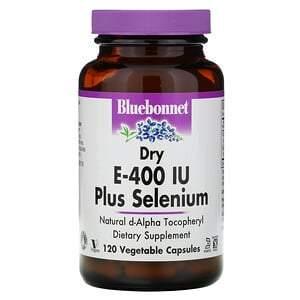 Bluebonnet Nutrition, Dry E-400 IU, Plus Selenium, 120 Vcaps - Supply Center USA