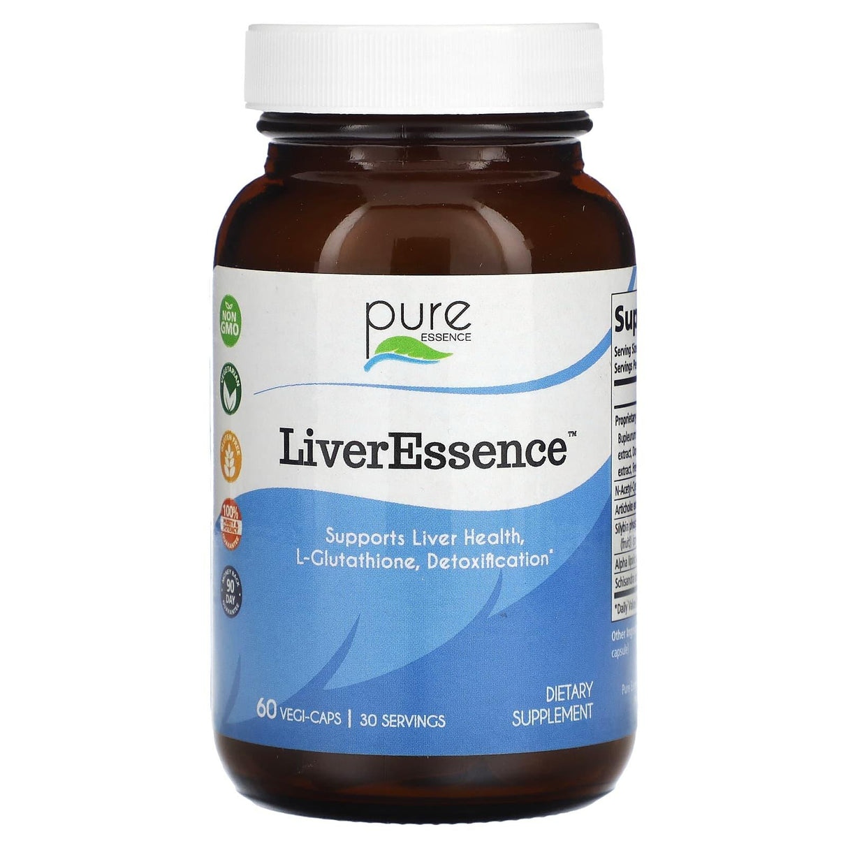 Pure Essence, LiverEssence, 60 Vegi-Caps - Supply Center USA