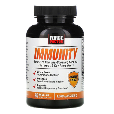 Force Factor, Immunity, 1,000 mg, 90 Tablets - Supply Center USA