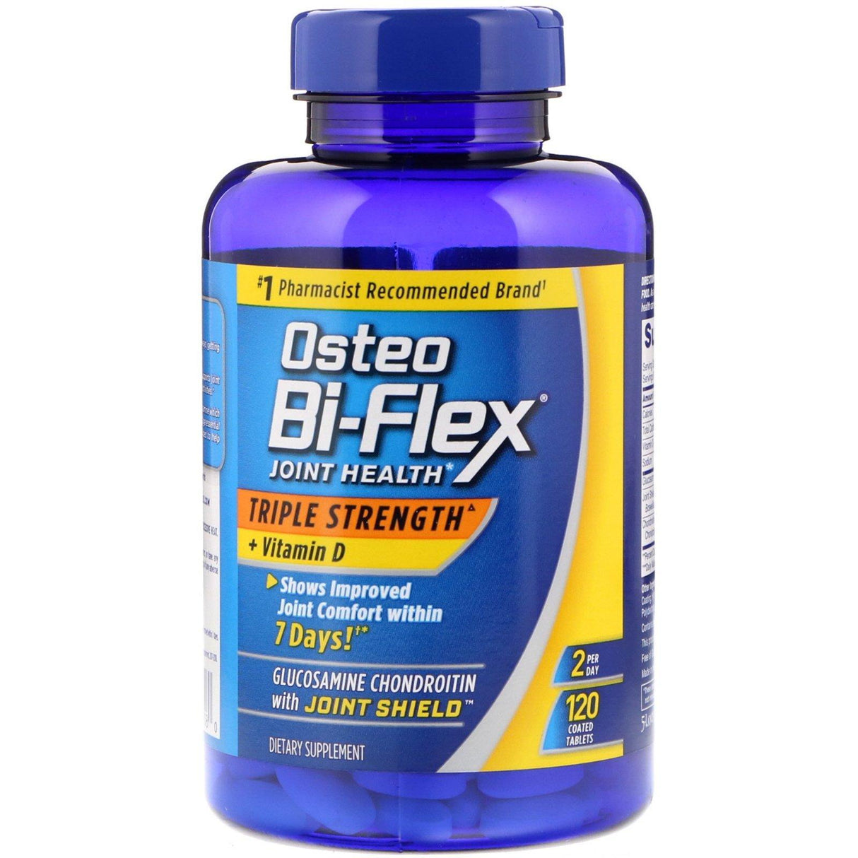 Osteo Bi-Flex, Joint Health, Triple Strength + Vitamin D, 120 Coated Tablets - Supply Center USA