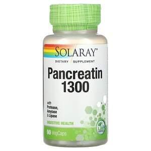 Solaray, Pancreatin 1300, 90 VegCaps - Supply Center USA