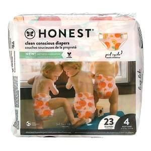 The Honest Company, Honest Diapers, Size 4, 22-37 Pounds, Just Peachy, 23 Diapers - HealthCentralUSA