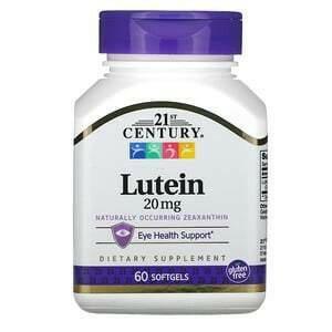 21st Century, Lutein, 20 mg, 60 Softgels - Supply Center USA