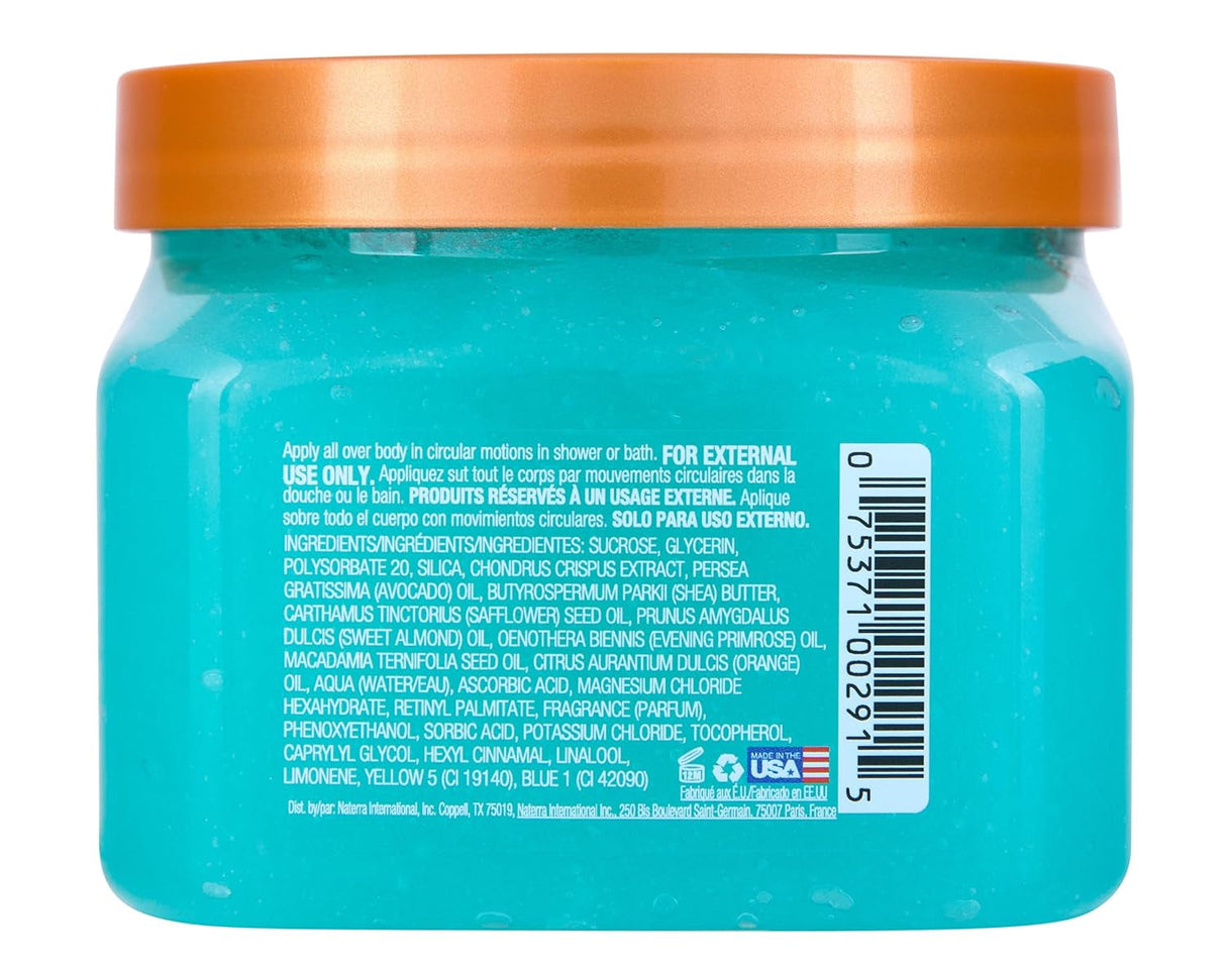 Tree Hut Blue Lagoon Shea Sugar Scrub | Exfoliating Body Scrub Removes Dead, Dry Skin for a Soft & Hydrated Feel | Nourishing Essential Body Care | 18 Fl Oz.