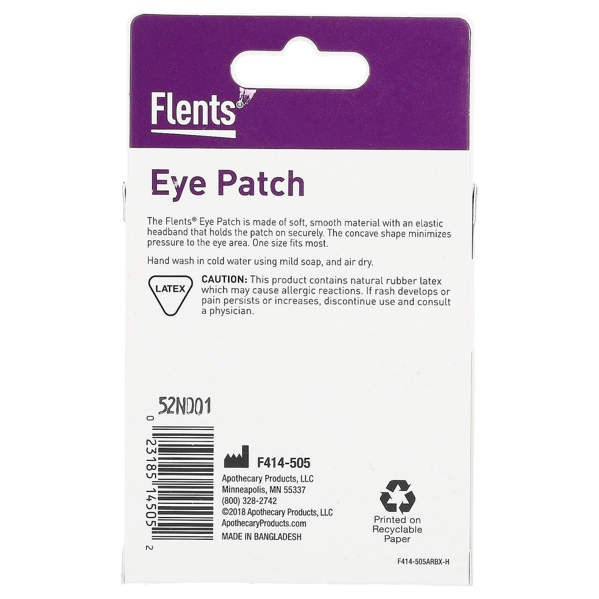 Flents, Eye Patch, 1 Piece - Supply Center USA