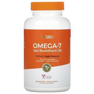 Sibu Beauty, Omega-7, Sea Buckthorn Oil, 1000 mg, 180 Softgels - Supply Center USA