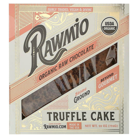 Rawmio, Organic Raw Chocolate Mini Truffle Cake, 5 oz (142 g) - Supply Center USA