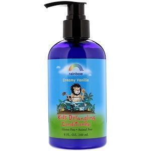 Rainbow Research, Kids Detangling Conditioner, Creamy Vanilla, 8 fl oz (240 ml) - Supply Center USA