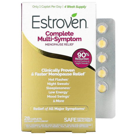 Estroven, Complete Menopause Relief, 28 Vegetarian Caplets - Supply Center USA