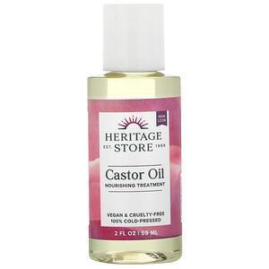 Heritage Store, Castor Oil, 2 fl oz (59 ml) - Supply Center USA