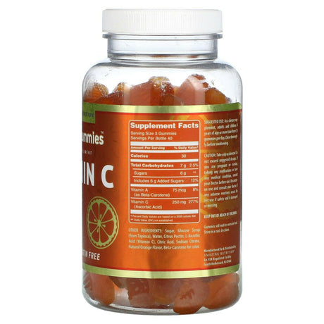 Amazing Nutrition, Amazing Gummies, Vitamin C, Orange, 120 Gummies - Supply Center USA