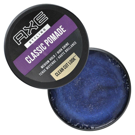 Axe, Classic Pomade, Medium Hold, High Shine, 2.64 oz (75 g) - Supply Center USA