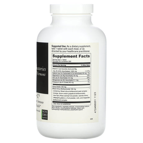 DaVinci Laboratories of Vermont, Davinci Poten-C, 250 Tablets - Supply Center USA