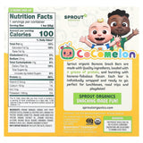 Sprout Organics, Cocomelon, Organic Snack Bar, 2 Years and Up, Banana, Grains & Plant Protein , 5 Bars, 0.88 oz (25 g) Each - Supply Center USA