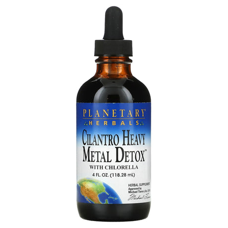 Planetary Herbals, Cilantro Heavy Metal Detox™ with Chlorella , 2 fl oz (59.14 ml) - Supply Center USA