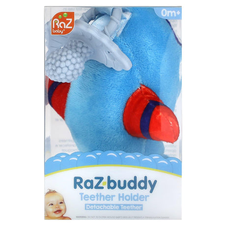 RaZbaby, Teether Holder, 0 Months+, Airplane, 1 Count - Supply Center USA