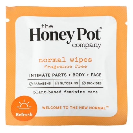 The Honey Pot Company, Sensitive Wipes, 15 Single Towelettes - Supply Center USA