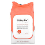 The Honey Pot Company, Bergamot Rose Wipes, 30 Count