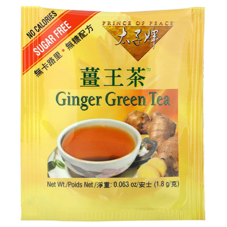 Prince of Peace, Ginger Green Tea, 16 Tea Bags, 1 oz (28.8 g) - Supply Center USA