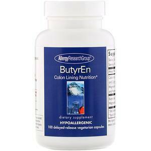 Allergy Research Group, ButyrEn, 100 Delayed-Release Vegetarian Capsules - Supply Center USA