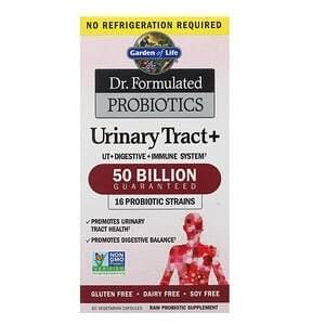 Garden of Life, Dr. Formulated Probiotics, Urinary Tract+, 60 Vegetarian Capsules - Supply Center USA