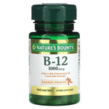 Nature's Bounty, Vitamin B-12, 1,000 mcg, 100 Coated Tablets - Supply Center USA