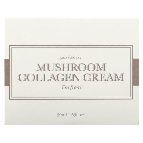 I'm From, Mushroom Collagen Cream, 1.69 fl oz (50 ml) - Supply Center USA