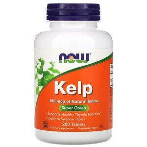 Now Foods, Kelp, 150 mcg, 200 Tablets - HealthCentralUSA