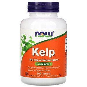 Now Foods, Kelp, 150 mcg, 200 Tablets - Supply Center USA