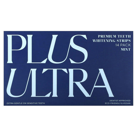 Plus Ultra, Premium Teeth Whitening Strips, Mint, 14 Strips - Supply Center USA