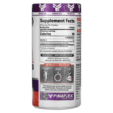 Finaflex, Pure CLA, 90 Softgels - Supply Center USA