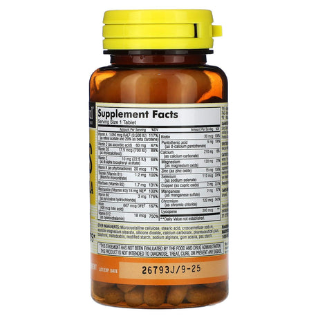 Mason Natural, Men's Daily Formula, 100 Tablets - Supply Center USA