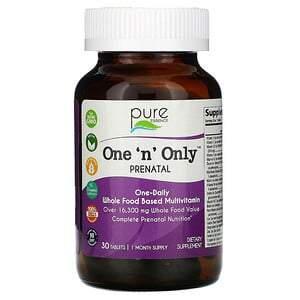 Pure Essence, One 'n' Only PreNatal, 30 Tablets - Supply Center USA