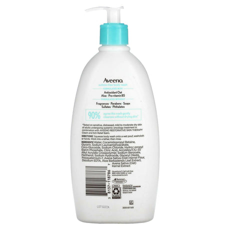 Aveeno, Restorative Skin Therapy, Sulfate-Free Body Wash, 18 fl oz (532 ml) - Supply Center USA