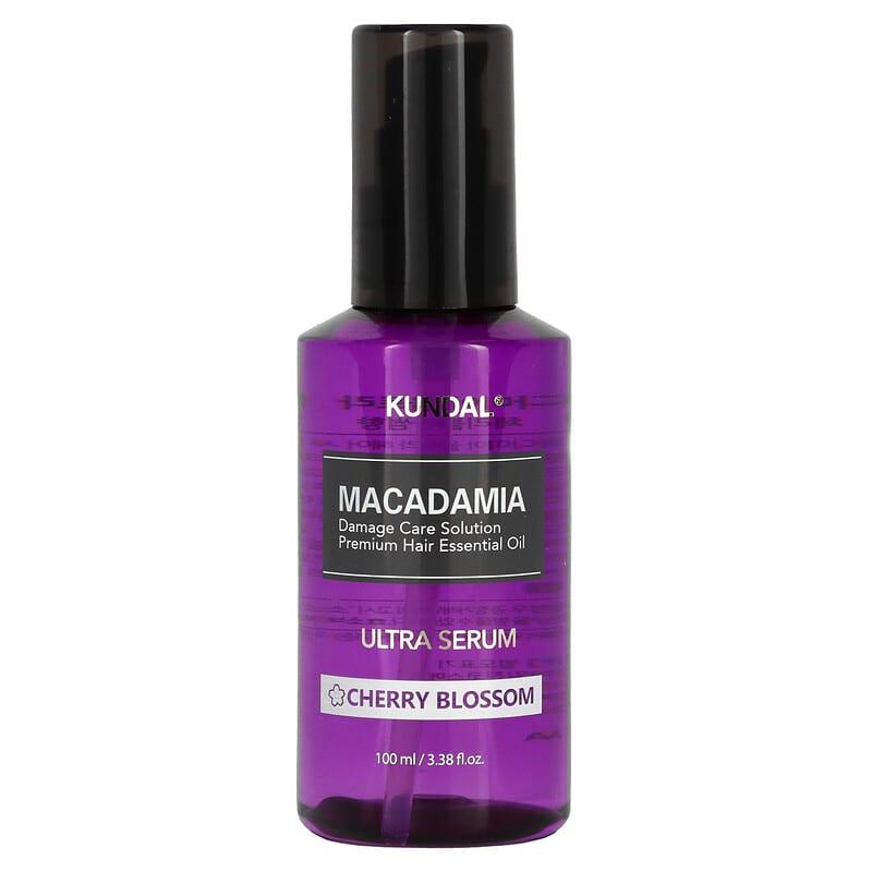 Kundal, Macadamia, Ultra Hair Serum, Blackberry Bay, 3.38 fl oz (100 ml) - Supply Center USA