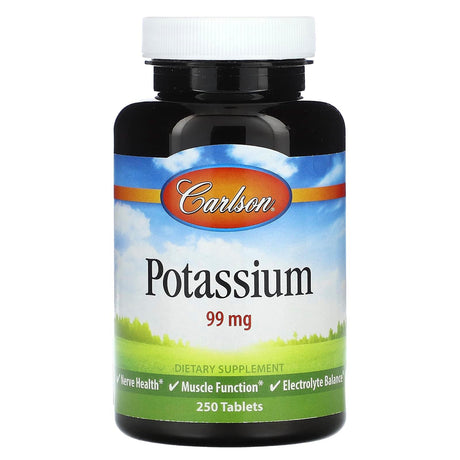 Carlson, Potassium, 99 mg, 100 Tablets - Supply Center USA