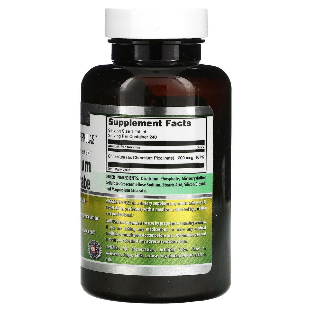 Amazing Nutrition, Chromium Picolinate, 200 mcg, 240 Tablets - Supply Center USA