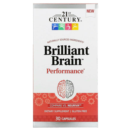 21st Century, Brilliant Brain Performance, 30 Capsules - Supply Center USA