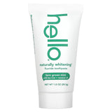 Hello, Naturally Whitening Fluoride Toothpaste, Farm Grown Mint, 1 oz (28.3 g) - Supply Center USA