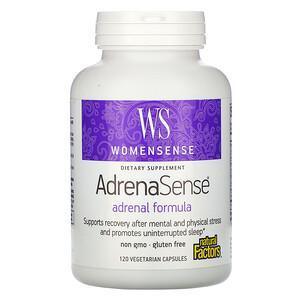 Natural Factors, WomenSense, AdrenaSense, Adrenal Formula, 120 Vegetarian Capsules - Supply Center USA