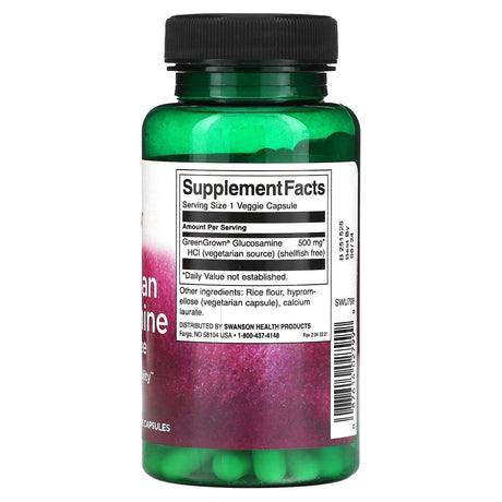 Swanson, Vegetarian Glucosamine, 500 mg, 90 Veggie Capsules - Supply Center USA