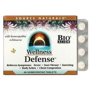 Source Naturals, Wellness Defense, 48 Homeopathic Tablets - HealthCentralUSA